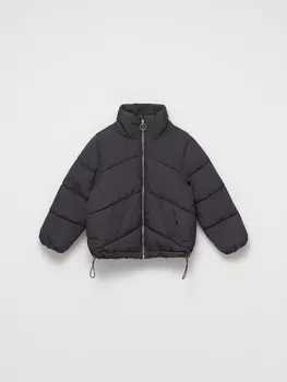 Стеганая куртка для девочек (розовый, 152)