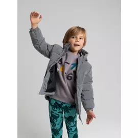 Светоотражающая куртка для мальчиков (серый, 98/ 3-4 YEARS)