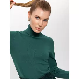 свитер женский (зеленый, L)