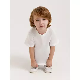 трикотажная футболка для мальчиков (белый, 116/ 6-7 YEARS)