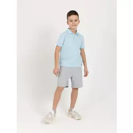 трикотажные шорты для мальчиков (серый, 122/ 7-8 YEARS)