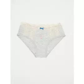 Трусы для девочки (серый, 12-14)