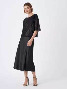 юбка женская (серый, M)