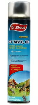 Аэрозоль "Dr.Klaus" от мух, ос и других летающих насекомых 600мл