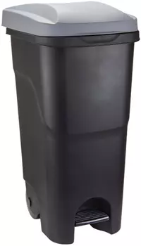 Бак "М-пластика" с педалью на колесах 85л