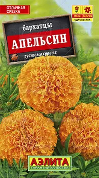 Бархатцы "Аэлита" Апельсин 0,3г