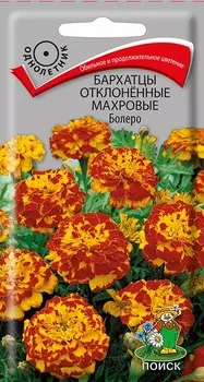 Бархатцы отклоненные "Поиск" Болеро махровые 0,4г