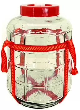 Бутылка "Москвичка" с гидрозатвором 5л GJB зеленая