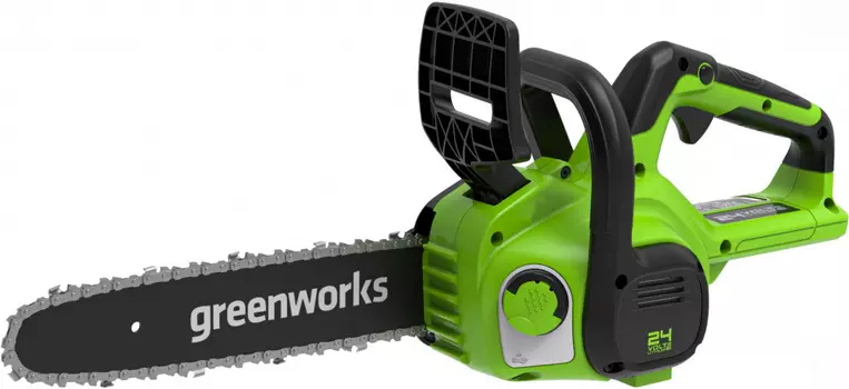Цепная пила аккумуляторная "Greenworks" 24V, 25см, c АКБ 4Ач и ЗУ