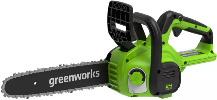 Цепная пила аккумуляторная "Greenworks" 24V, 25см, c 1хАКБ 2Ач и ЗУ