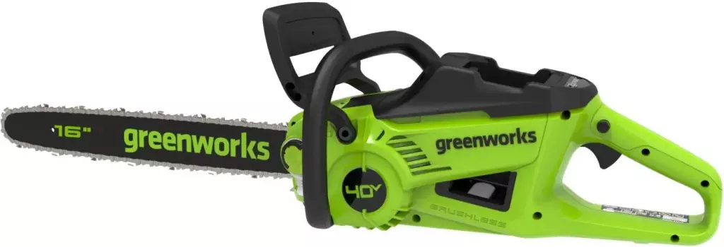 Цепная пила "Greenworks" аккумуляторная 40V, 40 см, 2000 Вт, без АКБ и ЗУ