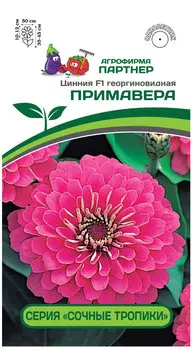 Цинния георгиновидная "Партнер" Примавера F1 4шт