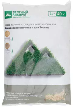 Газон "Зеленый квадрат" для Кавказского региона и юга России 1кг