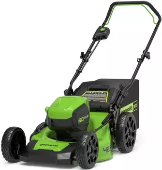 Газонокосилка аккумуляторная "Greenworks" 60V, 46см, бесщеточная, без АКБ и ЗУ