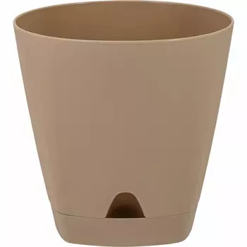 Горшок для цветов "InGreen" Amsterdam с подставкой Молочный шоколад 8л