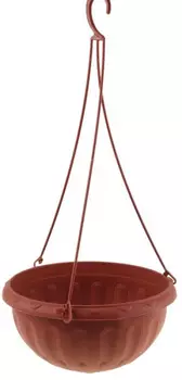 Горшок-кашпо "Альтернатива" подвесной Джулия коричневый 3,5л