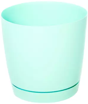 Горшок "Солнце Сад" для цветов Фрезия с поддоном мята 2л