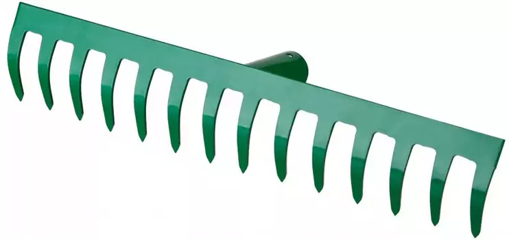 Грабли "Росток" 14 прямых зубцов 364x60мм