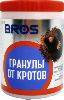 Гранулы "Bros" от кротов и землероек 50г