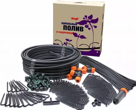 Капельный полив "Жук" от водопровода 30 растений