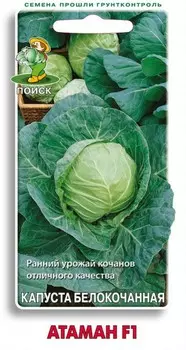 Капуста б/к "Поиск" Атаман F1 0,2г
