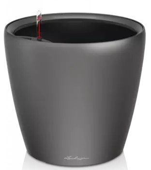 Кашпо "LECHUZA" Classico Premium 35 LS антрацит 13л