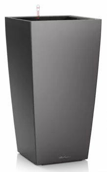 Кашпо "LECHUZA" Cubico Premium 30 антрацит 6л