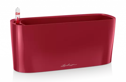 Кашпо "LECHUZA" Delta 20 Table Planter красный 5л