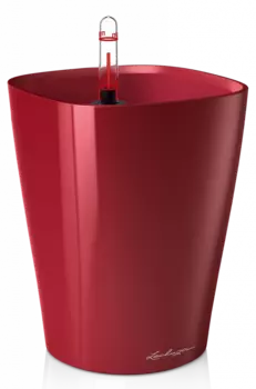 Кашпо "LECHUZA" Deltini Table Planter красный 1,2л