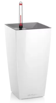 Кашпо "LECHUZA" Maxi Cubi Table Planter белый 0,8л