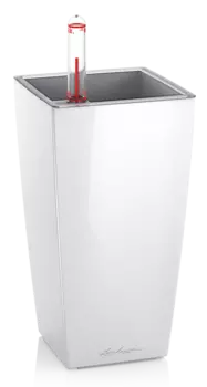 Кашпо "LECHUZA" Mini Cubi Table Planter белый 0,8л