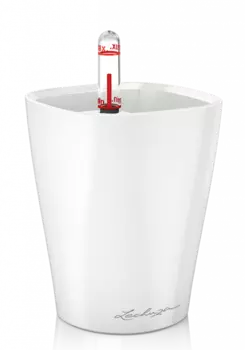 Кашпо "LECHUZA" Mini Deltini Table Planter белый 0,4л