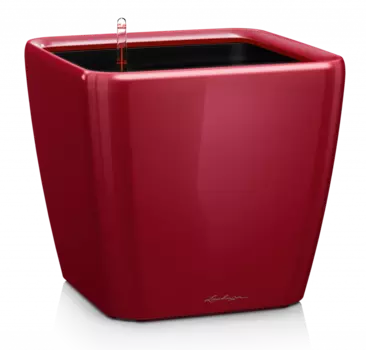 Кашпо "LECHUZA" Quadro Premium 21 LS красный 4л