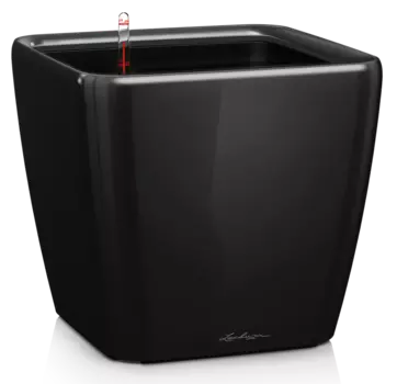 Кашпо "LECHUZA" Quadro Premium 28 LS черный 9л