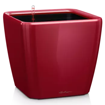 Кашпо "LECHUZA" Quadro Premium 28 LS красный 9л