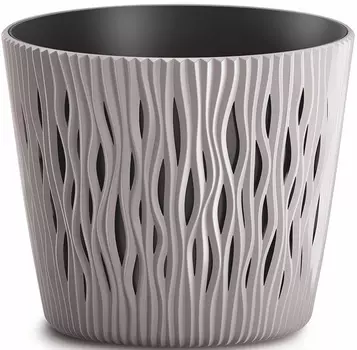 Кашпо "Prosperplast" Sandy Round мокко 5л