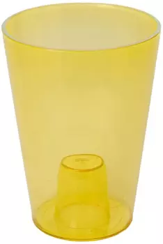 Кашпо "Солнце Сад" для орхидей Крокус желтый 1,3л