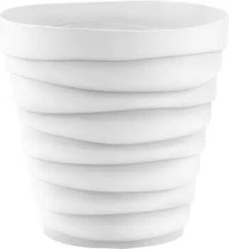 Кашпо "ВMC ПЛАСТИК" Бархан белый 1,4л