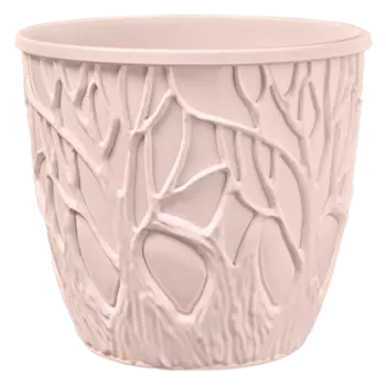 Кашпо "ВMC ПЛАСТИК" Форест пудровый 3,5л