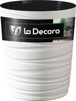 Кашпо "ВMC ПЛАСТИК" Модерн Медиум белый h360 15л