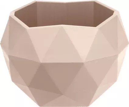 Кашпо "ВMC ПЛАСТИК" Топаз пудровый 2,5л
