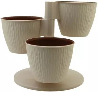 Каскад для цветов "Ливингрин" Пирамида пудра