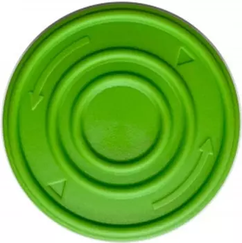 Комплект "Greenworks" Шпуля с леской 1,65 мм с зеленой крышкой катушки