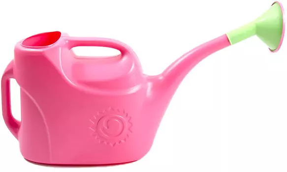 Лейка "Listok" розовая с рассеивателем 12л