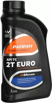 Масло "Patriot" моторное G-Motion 2Т EURO 1л