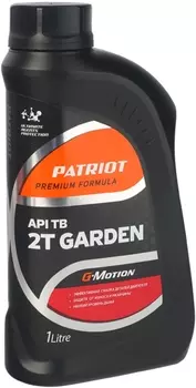 Масло "Patriot" моторное G-Motion 2Т GARDEN 1л
