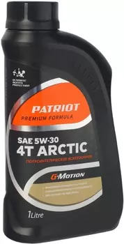 Масло "Patriot" моторное G-Motion 5W30 4Т ARCTIC 1л
