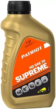 Масло "Patriot" моторное SUPREME HD SAE 30 4Т 0,946л
