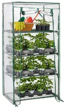 Парник "Garden Show" на подоконник Маргарита 4 полки 0,46х0.24х1,05м