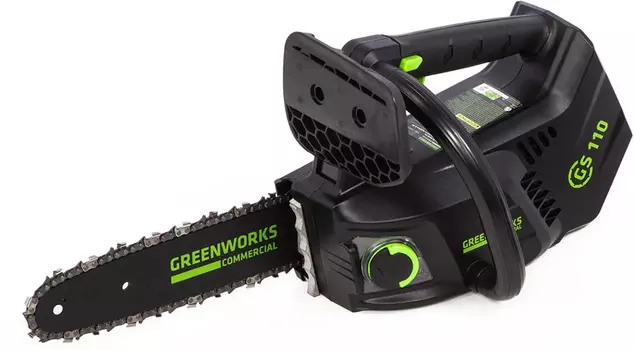 Пила цепная аккумуляторная "GreenWorks" GD40TCS одноручная, 40V, 25,4см, бесщеточная, без АКБ и ЗУ
